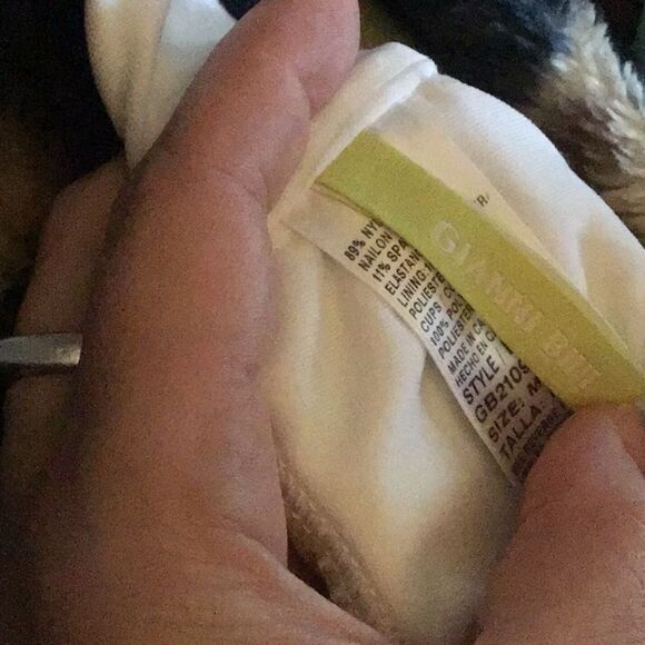 Gianni Bini White Black Cut Out One Piece Swim - Picture 6 of 8